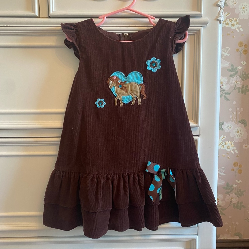 Toddler Horse Jumper Dress
